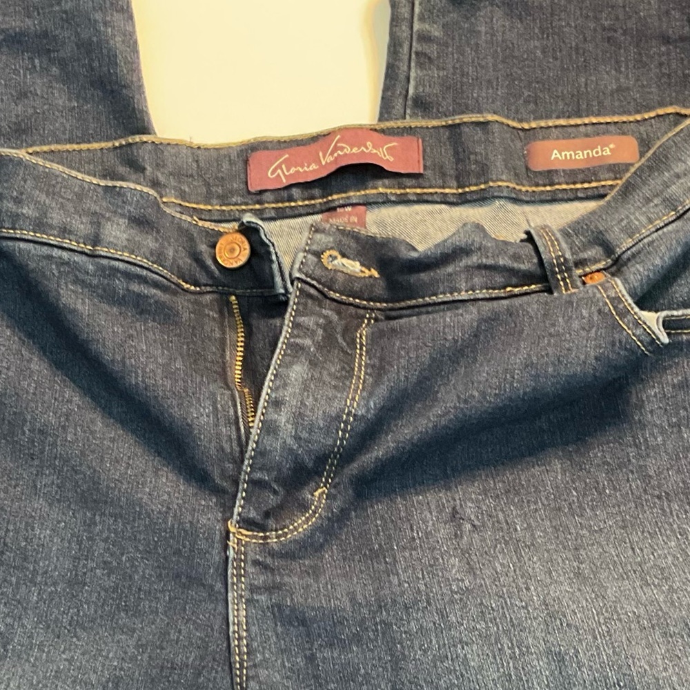 Gloria Vanderbilt Amanda Jeans,‎ Size 18W Short
